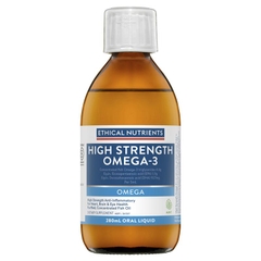 Dầu cá dạng lỏng Omega-3 High Strength Ethical Nutrients Fresh Mint 280ml