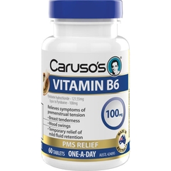 Viên uống bổ sung Vitamin B6 Carusos Vitamin B6 100mg