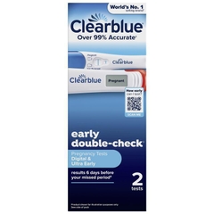 Que thử thai Clearblue Pregnancy Test Ultra Early Double Check