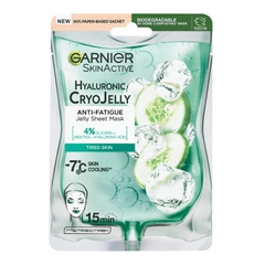 Mặt nạ giấy làm mát da Garnier Skin Active Hyaluronic Cryo Jelly Cooling Sheet Mask