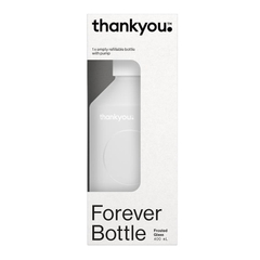 Chai thủy tinh mờ Thankyou Forever Bottle Frosted Glass