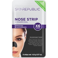 Miếng dán lột mụn mũi than hoạt tính Skin Republic Charcoal Nose Strips