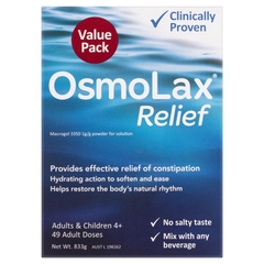 Bột nhuận tràng OsmoLax Relief Laxative Macrogol