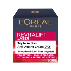 Kem dưỡng ban ngày chống lão hóa L'Oreal Paris Revitalift Laser X3 Day Cream