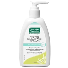 Gel rửa mặt cho da mụn Thursday Plantation Tea Tree Gel Face Wash for Acne