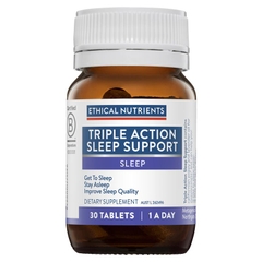 Viên uống hỗ trợ ngủ ngon Ethical Nutrients Triple Action Sleep Support 30 viên