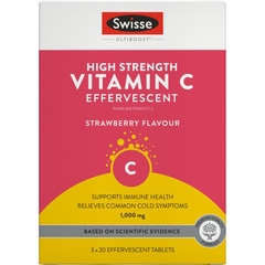 Viên sủi bổ sung Vitamin C Swisse Vitamin C Effervescent