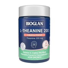 Viên uống hỗ trợ thư giãn và tập trung Bioglan L Theanine Calm & Focus