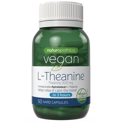 Viên uống hỗ trợ giảm căng thẳng Naturopathica Vegan L-Theanine