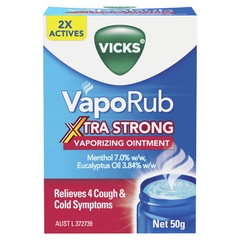 Cao xoa giảm ho thông mũi Vicks Vaporub Xtra Strong