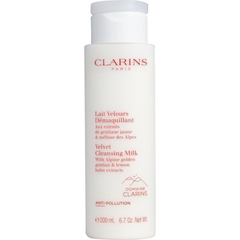 Sữa tẩy trang Clarins Velvet Cleansing Milk with Gentian & Lemon Balm