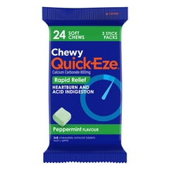 Viên nhai giảm ợ nóng khó tiêu Quick-Eze rapid relief Chewy