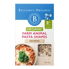 Nui ăn dặm hữu cơ Bellamys Organic Farm Animal Pasta Shapes