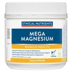 Bột uống bổ sung Magie Ethical Nutrients Mega Magnesium vị Citrus