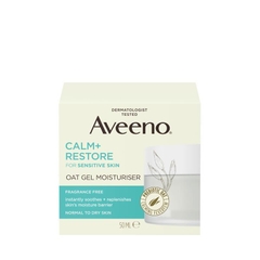Gel dưỡng ẩm làm dịu và phục hồi da Aveeno Face Calm and Restore Oat Gel Moisturiser