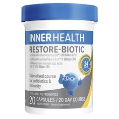 Viên uống bổ sung men vi sinh Inner Health Restore-Biotic Probiotic