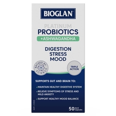 Viên uống bổ sung lợi khuẩn Bioglan Platinum Probiotic + Ashwagandha