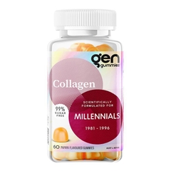 Kẹo dẻo bổ sung Collagen GEN Millennial Gummies Collagen Papaya