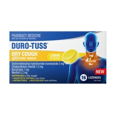 Siro giảm ho khô vị chanh Durotuss Dry Cough Lemon