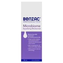 Kem dưỡng ẩm cân bằng hệ vi sinh Benzac Microbiome Equalising Moisturiser