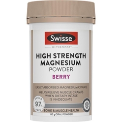 Bột uống bổ sung Magie Swisse Ultiboost High Strength Magnesium Powder