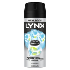 Xịt khử mùi ngăn mồ hôi Lynx Deodorant Antiperspirant Ice Chill 165ml