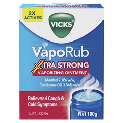 Cao xoa giảm ho thông mũi Vicks Vaporub Xtra Strong