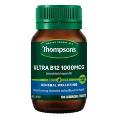 Viên uống bổ sung Vitamin B12 Thompson's Ultra B12 1000mcg