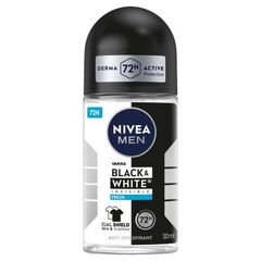 Lăn khử mùi Nivea Men Black & White Fresh Roll On Deodorant 72H Protection