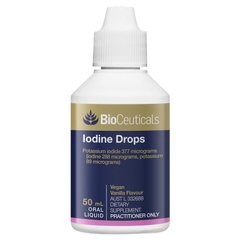 Hỗ trợ hormon & chức năng tuyến giáp BioCeuticals Iodine Drops 50ml