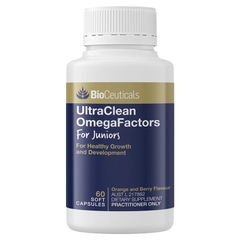 Omega-3 cho trẻ Bioceuticals UltraClean OmegaFactors For Juniors 60 viên