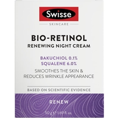 Kem dưỡng ban đêm tái tạo da Swisse Skincare Bio Retinol Renewing Night Cream