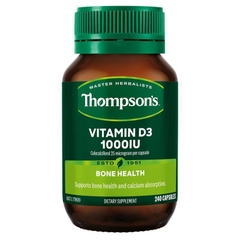 Viên uống bổ sung Vitamin D3 Thompson's Vitamin D3 1000IU