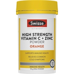 Bột hòa tan bổ sung Vitamin C và Kẽm Swisse Vitamin C + Zinc Powder Orange
