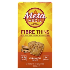 Bánh quy bổ sung chất xơ Metamucil Fibre Thins Cinnamon Spice