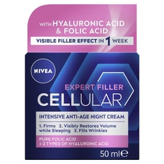 Kem dưỡng ban đêm chống lão hóa chuyên sâu Nivea Cellular Expert Filler Intensive Anti-Age Night Cream