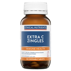 Viên nhai hỗ trợ hệ miễn dịch Ethical Nutrients Extra C Zingles vị Berry 50 viên