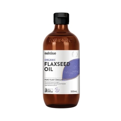 Dầu hạt lanh hữu cơ Melrose Organic Flaxseed Oil