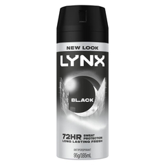 Xịt khử mùi ngăn mồ hôi Lynx Deodorant Antiperspirant Black 165ml
