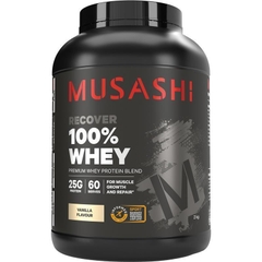 Bột uống bổ sung protein Musashi 100% Whey