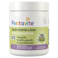 Siro bổ sung vitamin tổng hợp và sắt cho bé Pentavite Multivitamin + Iron Kids
