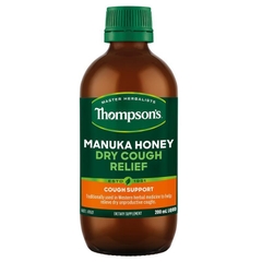 Siro giảm ho khan Thompson’s Manuka Honey Dry Cough Relief