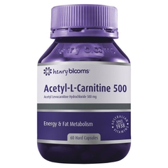 Viên uống hỗ trợ chuyển hóa năng lượng Henry Blooms Acetyl L-Carnitine 500