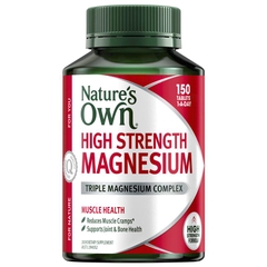 Viên uống bổ sung Magie hàm lượng cao Nature's Own High Strength Magnesium