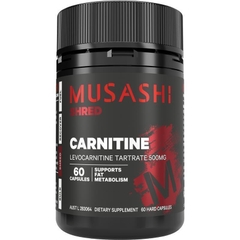 Viên uống hỗ trợ chuyển hóa mỡ Musashi Carnitine 500mg