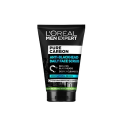 Sữa rửa mặt tẩy tế bào chết L'Oreal Men Expert Pure Charcoal Scrub