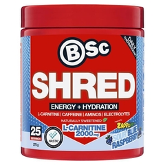 Bột hòa tan hỗ trợ đốt mỡ, tăng năng lượng và bù nước BSc Energy Shred + Hydration Powder Zappo Sour