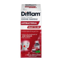 Dung dịch súc họng trị đau họng Difflam Plus Ready To Use Sore Throat Gargle Mint