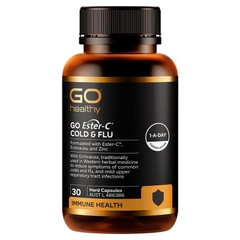 Viên uống hỗ trợ giảm cảm cúm GO Healthy Ester-C Cold & Flu Relief