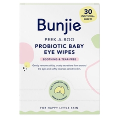 Khăn lau mắt cho bé Bunjie Probiotic Baby Eye Wipes
